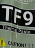 利民（thermalright）TF9(2.9g)(散热配件/CPU散热膏/2.9g装/导热系数14/笔记本导热膏/附带利民刮刀) 实拍图