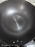 中康有钛抗菌仿生不粘铁锅0涂层精铁炒锅抗菌免开锅电磁炉燃气通用 有钛单锅 32cm 深氮铁锅 实拍图