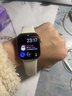 Apple/苹果 Watch Series 10 智能手表GPS款42毫米玫瑰金色铝金属表壳淡桃粉色运动型表带S/M MX1R3CH/B 实拍图