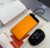京选京东自有品牌【3C认证可上飞机】20000mAh55W快充自带线充电宝适用小米/苹果/华为橙色 实拍图