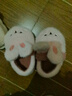忆爱儿童棉拖鞋秋冬宝宝拖鞋包跟女童棉鞋家居小男孩棉鞋可爱保暖棉拖 粉色小兔 16 码24/25内长15cm（2.5-3岁） 实拍图