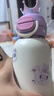 杯具熊（BEDDYBEAR）开口笑双饮盖儿童保温杯带吸管水杯316钢大容量保温壶600ML彩虹马 实拍图
