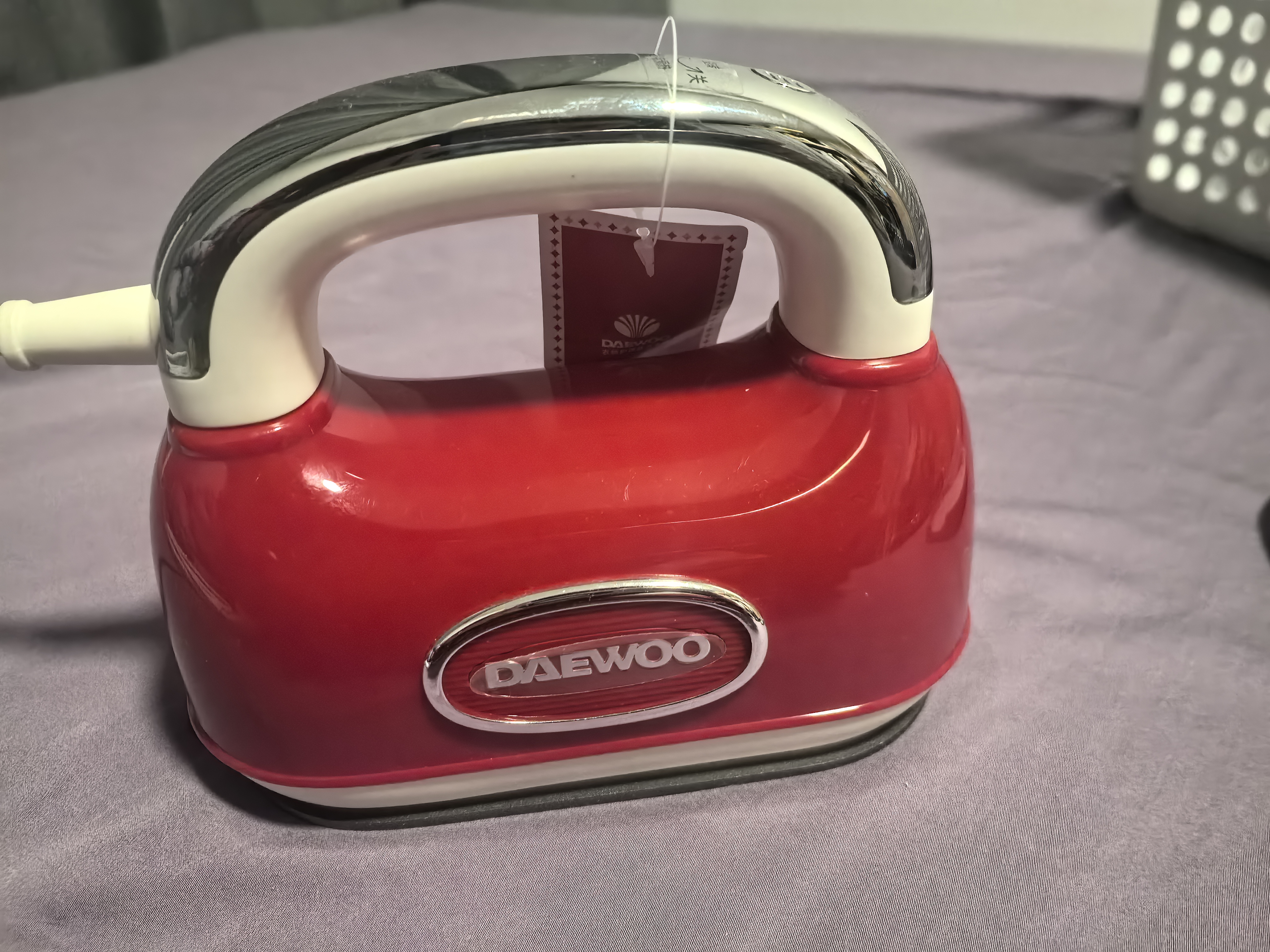 大宇（DAEWOO）【品牌补贴 】手持挂烫机分子喷熨家用熨烫机熨斗增压蒸汽宿舍差旅便携式电熨斗除菌HI-045 【650g轻便无损熨+23g/min】红 实拍图