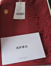 玖慕（JIUMU）纯羊毛围巾女秋冬季围脖女士保暖披肩送女生红色本命年礼物礼盒装 实拍图