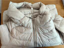 坦博尔轻薄羽绒服女秋季城市轻户外百搭修身短款连帽外套TBF310218D 珍珠月米 M (165) 实拍图