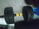 华亚（HUAYA） 哑铃男士杠铃套装可调节环保包胶手铃亚玲家用运动锻炼健身器材 一副两只总重20kg旗舰款【一款六用】 实拍图