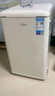 美的（Midea）单门一级低音复古白色小冰箱单温冷藏租房家用宿舍办公室美妆冰箱 【奶酪小方】 96升 新品-单开门冷藏 实拍图