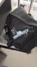 回力（Warrior）斜挎包男士挎包男女潮牌大容量单肩包学生情侣休闲运动小背包邮差 黑色【带太空人挂件】 实拍图
