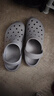 京东京造【抗菌洞洞鞋】凉鞋情侣旅行沙滩两穿eva凉拖鞋男士水泥灰44-45 实拍图