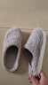 小熊小兔踩屎感棉拖鞋女士厚底防滑冬季外穿居家情侣保暖学生男 小熊小兔棉拖-灰色 42-43 适合41-42 实拍图