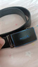 啄木鸟皮带男士新款自动扣真皮商务休闲腰带男纯牛皮百搭潮中青年裤带男 蓝标黑光面款【用断换新】 实拍图