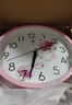 北极星（POLARIS）挂钟 时尚创意客厅钟表 简约石英钟2842粉樱花30cm新年焕新 实拍图
