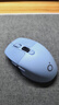 前行者Q1无线鼠标蓝牙双模可充电屏显低音男女生办公小巧便携高颜值电脑笔记本iPad通用人体工学 雾霾蓝 实拍图