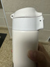 虎牌（TIGER）时尚清新保温杯（直饮盖+吸管盖） MMT-B35C-PV 奶白色 350ml 实拍图
