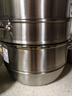 美厨（MAXCOOK）蒸锅 304不锈钢32CM三层蒸锅 加厚复底汤锅 燃气电磁炉通用 实拍图