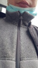 优衣库男装女装摇粒绒拉链茄克/长袖外套夹克25秋冬新款479793 05 天灰色 XL /180/108B 实拍图