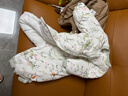 良良（liangliang）[新品]婴儿睡袋火山棉恒温儿童乖肚肚秋冬宝宝分腿防踢被子 厚夹棉【适合6-10℃】风铃草 L（建议身高80-95cm） 实拍图
