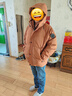 鸭鸭羽绒服男士短款2025冬季新款时尚青少年学生户外连帽保暖外套潮XZ 焦糖色 XL 实拍图