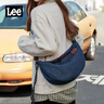 Lee饺子包女潮牌大容量单肩包男百搭上课通勤牛津布斜挎包 牛仔蓝 实拍图