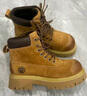 骆驼（CAMEL）山丘2.0大黄靴女秋户外马丁靴 L24W469610 土黄 37 实拍图