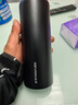 REVOMAX锐虎无螺纹保温杯 单手开盖水杯 车载保冷杯 316保温茶杯 黑592ml 实拍图
