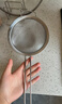 炊大皇 全身304不锈钢网漏勺26目过滤网勺细网勺面粉筛捞漏勺中号 实拍图