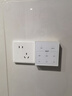 德力西(DELIXI)开关插座面板 CD815系列 10A五孔插座带一开双控开关 实拍图