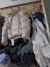雪中飞羽绒服女短款【云绒系列】冬新款简约厚外套 浅卡其 L 实拍图