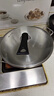 炊大皇 可立可视玻璃盖把手炒锅盖32cm 304不锈钢包边煎锅火锅蒸锅防爆 实拍图