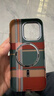 巴蒂尼 山与星河适用iPhone17ProMax手机壳高级感苹果16Pro磁吸凯夫拉纹理15超薄防摔14手机套13男女 红绿格纹【夜光磁吸硬壳】铝合金镜框 iPhone 16 Pro 实拍图