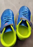 双星八特儿童足球鞋碎钉男女童6-12岁青少年中大童小学生训练免系带运动鞋 PU网眼（宝蓝） 31 实拍图