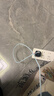 倍思【灵动】系列苹果数据线2.4A快充充电线适用iPhone14/13/12Pro/11Pro/xr手机充电器线 1米蓝 实拍图