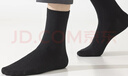 京东京造【10A抑菌袜】新疆棉四季秋冬吸汗休闲袜透气简约黑5双 实拍图