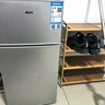 奥克斯（AUX）家用双门迷你小型冰箱 冷藏冷冻保鲜小冰箱 宿舍租房节能电冰箱 【国家补贴】BCD-38K122 升级款 银色 实拍图