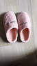 【福利价】小熊小兔棉拖秋冬季情侣保暖学生男拖鞋女居家棉拖鞋 小熊小兔棉拖-粉色 36-37 适合35-36 实拍图
