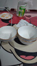 陶瓷碗家用喜庆乔迁新居碗碟餐具套装岁月静好饭碗 岁月静好3碗 实拍图