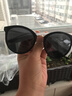 帕森（PARZIN）偏光太阳镜女 复古大框遮阳防晒眼镜 开车驾驶潮墨镜 PZ9913 实拍图