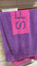 金号毛巾家纺 A类纯棉吸水运动巾  加大加厚洗脸巾单条紫色 100*34cm 实拍图
