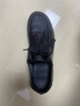 LINBUXAN肯德基工作鞋女防滑酒店厨房上班软底黑色皮鞋防水皮面女鞋单鞋 黑色【轻便软底】 39 实拍图