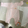 贝瑞加（Babyprints）婴儿连体衣2件装纯棉宝宝衣服新生儿柔软内衣透气爬服薄款 粉59 实拍图