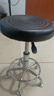 全品屋吧台椅升降椅子高脚凳子酒吧椅前台家用吧椅旋转椅收银台实验室 经典黑【脚钉款】 实拍图