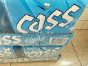 凯狮（CASS）啤酒 500ml*24罐 淡爽原味 4度 韩国进口啤酒 冰霜蓝罐年货节 实拍图