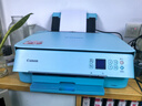 佳能（Canon）TS5380t-粉绿 无线家用彩色喷墨多功能照片一体机（打印/复印/扫描/自动双面 学生作业/照片） 实拍图