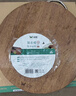 双枪黑金檀木整木切菜板加厚加大圆形砧板实木家用案板面板菜墩35*3 实拍图