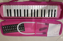 DHS课堂乐器37键DHS口风琴 粉色 帆布软包 配吹管吹嘴教材 实拍图