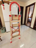 杜邦（DU PONT）梯子家用折叠铝合金梯加厚人字梯登高梯爬步安全梯扶梯红白4步 实拍图
