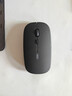 英菲克（INPHIC）M1无线鼠标可充电办公蓝牙三模电量显示静音便携适用于惠普华硕苹果IPAD笔记本电脑无限轻音 【蓝牙三模电量显示版-无线轻音】Ty-C充电磨砂黑 实拍图