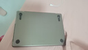 VOKAMO防摔耐刮适用MacBook Pro14保护壳带支架21到2025年款苹果电脑笔记本M5/4/3/2磨砂外套 透黑 实拍图