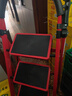 星奇堡 家用梯子工程梯折叠多功能人字梯伸缩室内加厚两用梯子 加厚五步梯-红色 实拍图