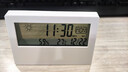 LCD屏闹钟带温湿度计功能ins风学生专用时钟闹钟学生带语音夜光电子钟天气显示闹钟 LED温湿度计带闹钟颜色随机 实拍图